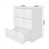Kommode AVEN 60cm, Schrank 3 Schubladen, weiß lackiert,  Produktbild-Vorschau 6