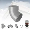 RAINWAY L Regenrinnen System (Rohrbogen 67° zweifach grau) Produktbild-Vorschau 1