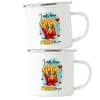 I Only Have Fries for You Emaille Tasse Pommes Liebe Produktbild-Vorschau 2