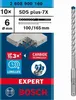 Hammerbohrer Expert SDS-7X D.6mm Arbeits-L.100mm L.165mm Produktbild-Vorschau 16