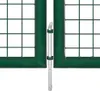 vidaXL Ocelová zahradní brána 350 x 100 cm Zelená Náhled obrázku produktu 3