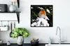 MuchoWow® Gerahmtes Poster Rotkehlchen - Baum - Schnee Produktbild-Vorschau 3