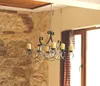 Lampadario castello 60 cm portacandele candela metallo Anteprima dell’immagine prodotto 3