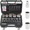 TECPO Steckschlüssel Satz Zwölfkant 1/2" SW 8-36mm Produktbild-Vorschau 1