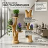 Blumenständer mit 3 Ablagen Blumenpodest Pflanzenständer Produktbild-Vorschau 4