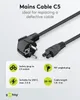 Goobay Netzanschlusskabel (Schutzkontakt) abgewinkelt; 1,8 Produktbild-Vorschau 4