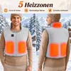 Heizweste USB 5 Heizzonen, beheizbare Weste mit 45–65 °C, 3 Produktbild-Vorschau 4