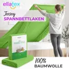 EllaTex Jersey Spannbettlaken 180x200–200x220 Baumwolle – Produktbild-Vorschau 2