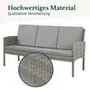 SVITA DENVER Polyrattan Gartenmöbel Set Essgruppe Lounge Produktbild-Vorschau 4
