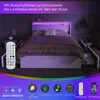 OYAJIA 140 cm x 200 cm Polsterbett LED-Beleuchtung Produktbild-Vorschau 7