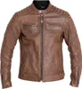 Giacca da moto in pelle John Doe Storm, marrone, L Anteprima dell’immagine prodotto 1