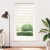 vidaXL Doppelrollo Marmorbeige 95x230 cm Stoffbreite 90,9 Produktbild-Vorschau 1
