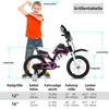 JOYSTAR 16 Zoll Kinderfahrrad im Motorradstil für 3-8 Produktbild-Vorschau 4