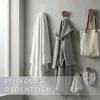 Libaro Wandhaken braun marmoriert 6er Set, 3 kleine und 3 Produktbild-Vorschau 4