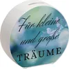 Traumerfüller Spardose mit Spruch Für kleine und große Produktbild-Vorschau 1