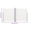 vidaXL Ausziehbare Seitenmarkise Creme 140 x 600 cm Produktbild-Vorschau 16