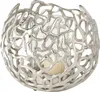 Windlicht Fidan Aluminium H 17/25 cm silber 2er-Set Produktbild-Vorschau 2