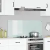 Schienale da cucina Bianco 120 x 50 cm vetro temperato Anteprima dell’immagine prodotto 2