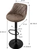 ML-Design 2er Set Barhocker Tresenhocker  360° drehbar, Produktbild-Vorschau 7