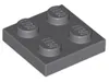 Lego® 2x2 Platten 3020 - 50 Stück Dunkles  Bläucliches Grau Produktbild-Vorschau 2