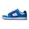 Dc Shoes Manteca 4 Schnür Ledersneaker in Blau Weiß – 9 Produktbild-Vorschau 9