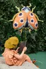 Folienluftballon Marienkäfer 61x70cm orange blau Produktbild-Vorschau 6
