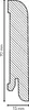 Sockelleiste 15 x 70 Holzkern mit Starkfolie RAL 9016 Produktbild-Vorschau 6