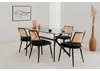 CALICOSY - Lot de 4 chaises avec cannage naturel et Voir les images du produit 9