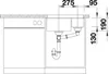 BLANCO SUBLINE 340/160-U, Schrankwaschbecken, Silgranit, Produktbild-Vorschau 5