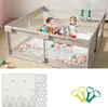 Laufstall Baby mit Matratze,  Baby Laufgitter mit Matte Produktbild-Vorschau 1