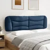 Polštář na čelo postele Hvar modrý 180 cm textil Náhled obrázku produktu 4