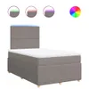 Maison Exclusive - Boxspringbett mit Matratze Taupe 120x190 Produktbild-Vorschau 2