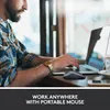 Logitech Optische Maus M185 kabellos dunkelgrau Produktbild-Vorschau 4