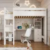 Merax Hochbett Kinderbett 90x200cm mit L-förmigem Produktbild-Vorschau 3