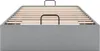 vidaXL Lit ottoman sans matelas gris clair 100x200 cm Tissu Voir les images du produit 6