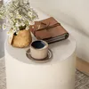 HOMCOM Odkládací stolek do obývacího pokoje s kamenným Náhled obrázku produktu 9