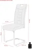 Hela Tische, 4er Set Freischwinger Stuhl RUBY - Kunstleder Produktbild-Vorschau 7