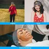 A collage of three images showing a woman jogging, a woman smiling, and a woman receiving a facial treatment. Produktbild-Vorschau