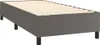 vidaXL Box spring bed frame grey 80x200 cm Imitace kůže Náhled obrázku produktu 3
