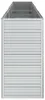 vidaXL Garten-Hochbeet 320x40x77 cm Verzinkter Stahl Silber Produktbild-Vorschau 4