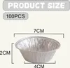 Kuchenform aus Aluminiumfolie/Mini-Form/Einweg-Backform für Produktbild-Vorschau 2