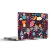 MuchoWow® Laptop Aufkleber Sticker Cover Muster - Eule - Produktbild-Vorschau 1