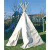Eduplay Tipi Zelt weiß - Spielzelt für Kinder - Baumwolle - Produktbild-Vorschau 2