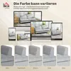 HOMCOM – sofa trzyosobowa z podłokietnikami, tapicerowana Podgląd zdjęcia produktu 8