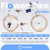 SUN BABY Flower Bike Bicicletta per bambine da 24 pollici, Anteprima dell’immagine prodotto 7