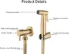 Product details diagram for a bidet sprayer set. Produktbild-Vorschau