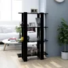 vidaXL Regał/przegroda do pokoju czarny 80x30x123,5 cm Podgląd zdjęcia produktu 2