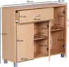 FineBuy Sideboard Buche SETE 90 x 75 x 30 cm Schränkchen 1 Produktbild-Vorschau 6