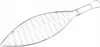 Fischgrillrost 41 cm Grillrost für Fisch verchromter Stahl Produktbild-Vorschau 3