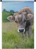 MuchoWow® Wandteppich Wandbehang Kuh - Braun - Landschaft Produktbild-Vorschau 1